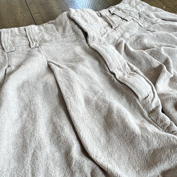 Free People Cream Textured Pants - Picture 13 of 13